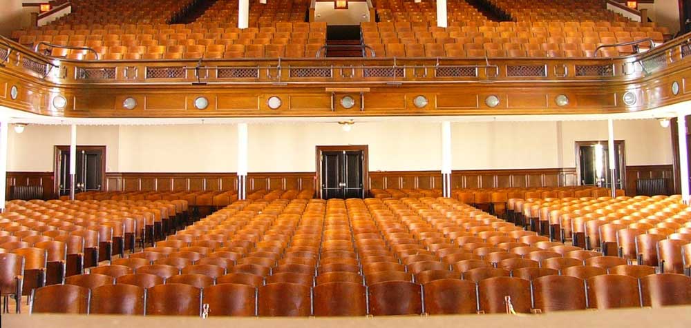 intérieur sieges theatre